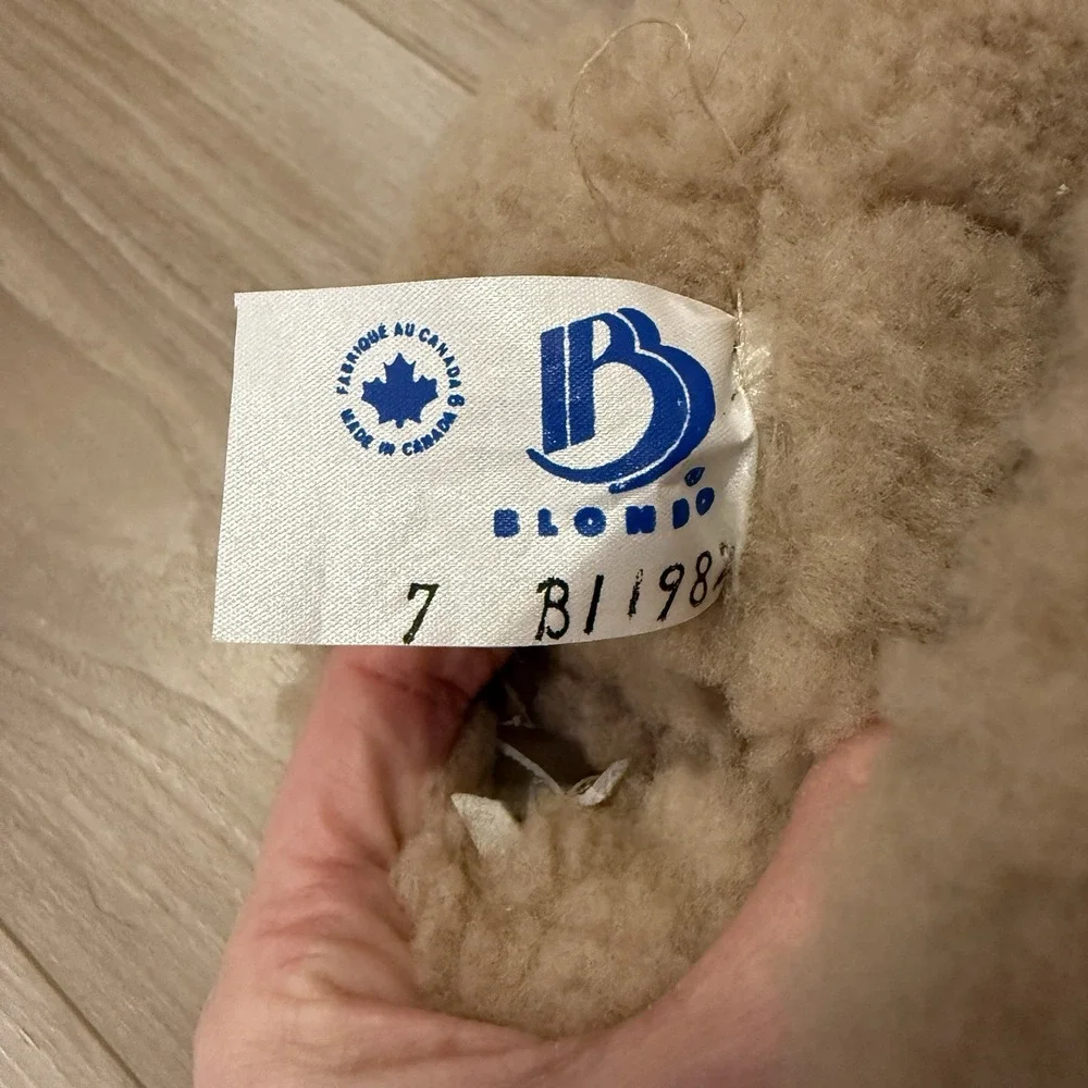 Blondo Women's Snow Boots Gray Sherling Heel, Size 7 Vintage‎ - Picture 6 of 7